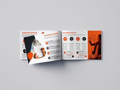 Landscape brochure design