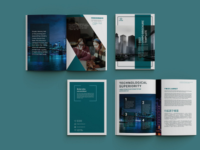 CHINA CORPORATE BROCHURE DESIGN TEMPLATE