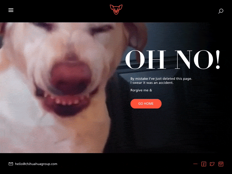 404 Doggo Error Page