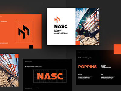 NASC Branding brand brandbook branding design logo logodesign nasc obstacles ocr typography