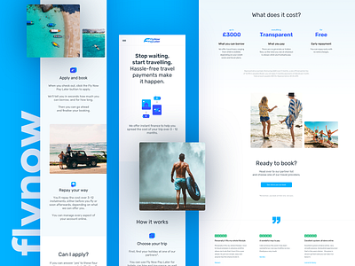 Fly Now Pay Later - For Travellers flight holidays hotel lifestyle payment travel trip ui web webdesign