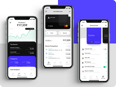 Mobile Wallet app banking cash design finance fintech mobile money spendings transactions ui ux wallet