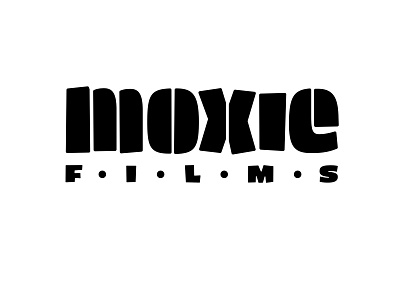 Moxie Films branding calligraphy cinema film lettering logo typography