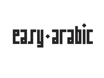EasyArabic arabic arabic logo languageschool lettering logotypes typography