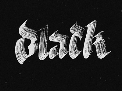 BlackLetters calligraphy font lettering logotypes print