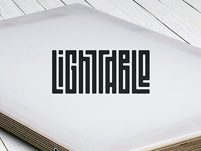 New logo for Lighttable art calligraphy design font lettering lighttable logotypes print type typography vector