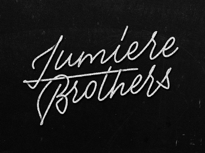 Lumiere Brothers art branding calligraphy cinema design font illustration lettering logo logotypes lumiere print type typography