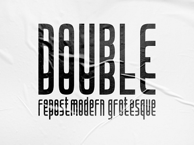 Double Typeface (Free) accidental cyrillic free grotesque latin multilingual typeface