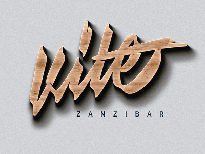 Kite Zanzibar calligraphy kite lettering logo type typography zanzibar