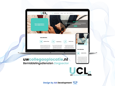 Webdesign uwcollegaoplocatie.nl (WordPress) adobe branding branding design css graphic design html logo startup ui webdesign webdevelopment webshop websiteontwikkeling zorg