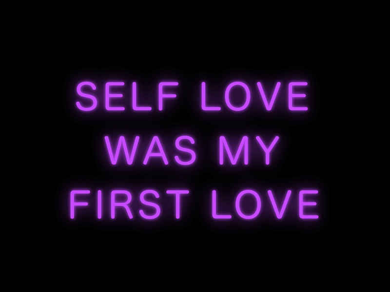 Self Love Was My First Love aftereffects animation animation design design flat flinto illustration illustrator minimal motion motion design motion graphics motiongraphics quote self care type type art typeface typography website