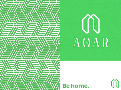 AQAR | Real Estate Management Service Brand agency aqar branding logo real estate service
