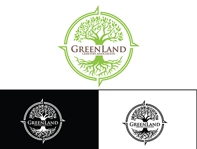 GreenLand Logo abstract logo branding business logo clean logo design graphic design logo monogram logo simple logo