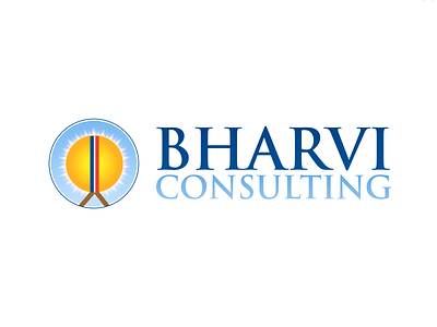 BHARVI CONSULTING LOGO abstract logo branding clean logo design graphic design illustration logo simple logo vector