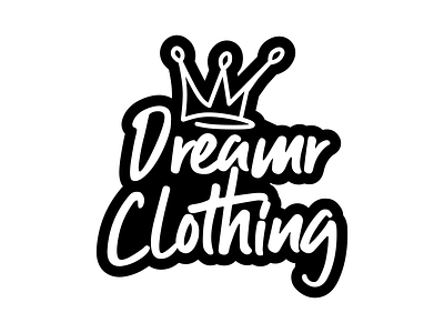 Dreamr Clothing logo abstract logo branding clean logo design graphic design illustration logo simple logo vector