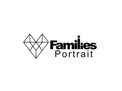 familyes portrait logo abstract logo clean logo design graphic design illustration logo simple logo vector