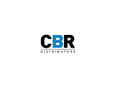 CBR DISTRIBUTORS LOGO abstract logo branding clean logo design logo simple logo vector