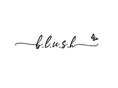 blush logo abstract logo branding clean logo design logo simple logo vector