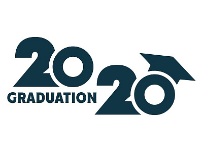 2020 graduation logo abstract logo branding clean logo design illustration logo simple logo vector