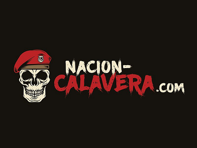 nacion calavera abstract logo branding clean logo design illustration logo simple logo vector
