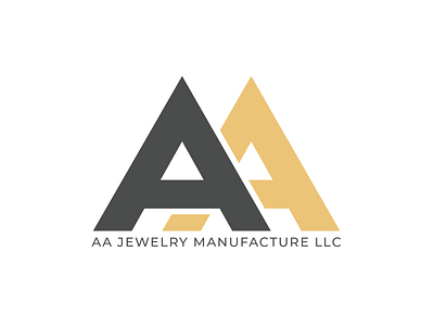 AA JEWELRY LOGO abstract logo branding clean logo design logo simple logo vector