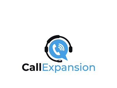 Call Expansion Logo abstract logo branding clean logo design illustration logo simple logo vector