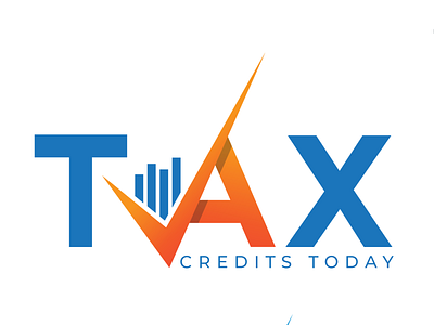 Tax Credits Logo abstract logo branding clean logo design illustration logo simple logo vector