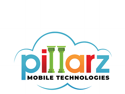 pillarz logo abstract logo branding clean logo design illustration logo simple logo vector