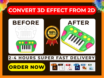 CONVERT 3D EFFECT