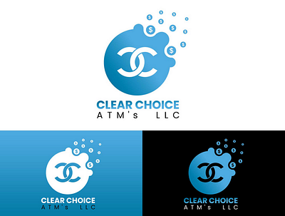 CLEAR CHOICE ATM's LLC Logo Design artist brandidentity branding creative graphic graphic design graphics illustrator logo logo design logodesigner logodesigns logos photoshop typography