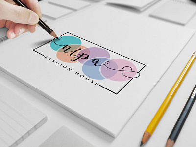 Fashion House Logo Design artist brandidentity branding creative design feminine logo graphic design logo logo design logomaker minimalist logo typography typography logo watercolor logo