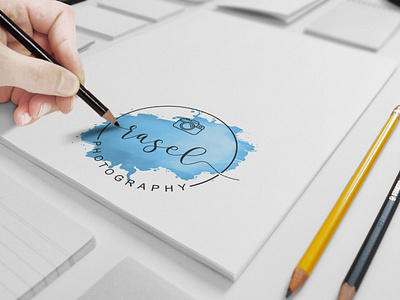 Photography Watercolor Logo Design