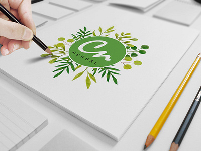 CN Herbal Logo Design