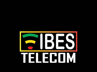 Logo Vibes Telecom black branding dark graphic design green logo network red sale telecom telecommunication vibes yelow