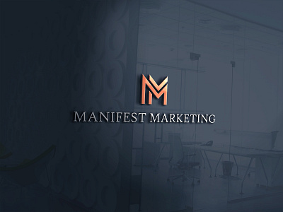 Mock Up Manifest Marketing 3d branding graphic design logo mock up