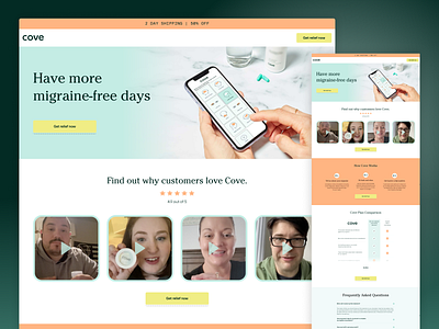 Cove Landing Page