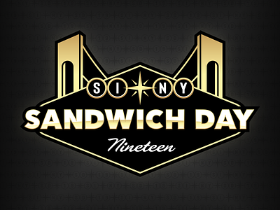 Sandwich Day 19 las vegas logo logodesign sandwich sandwich day siny staten island vegas