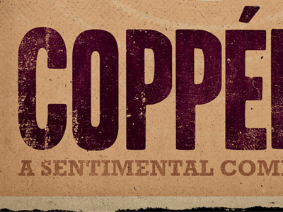 Coppélia poster print typography