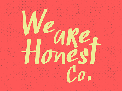 We are Honest Co. brand branding logo