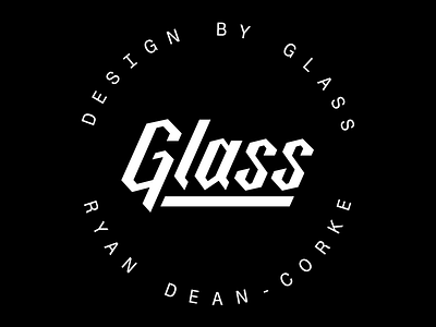 Design by Glass branding freelance identity logo studio