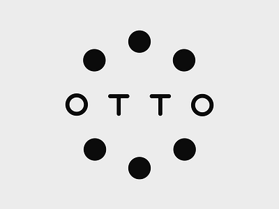 Otto pizza branding identity logo minimal
