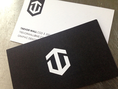 Trevor Wall Business Cards business cards identity design logos stationery