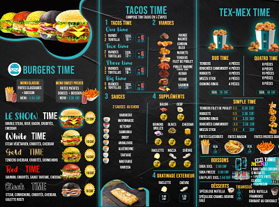 restaurant menu design graphic design