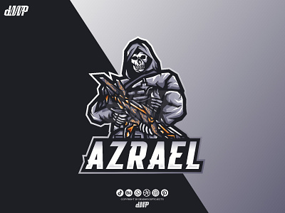 GHOST AZRAEL branding design graphic design illustration logo vector