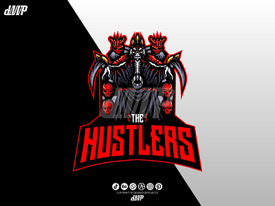 The hustlers branding design graphic design illustration logo vector