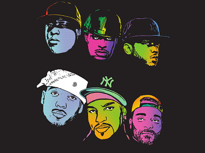 LOX vs Dipset design illustration vector