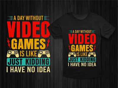 Gamer T-shirt Design