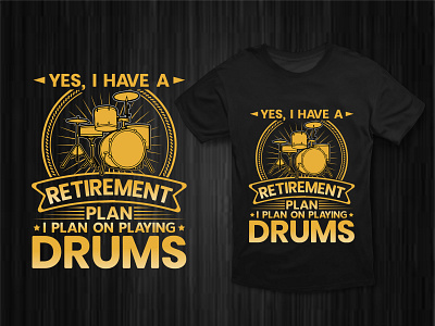 Drummer Grandpa T-shirt Design