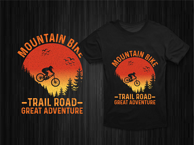 Mountain Biker T-shirt Design