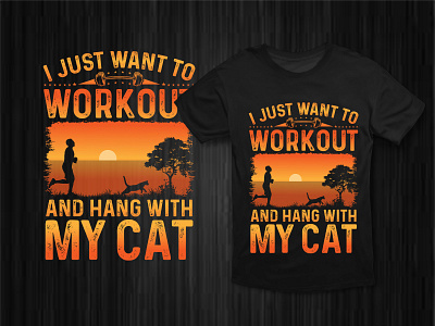 Cat Lover T-shirt designs amazing t shirt designs branding cat lover cat lover t shirt design cat t shirt cat t shirt design cool t shirt designs design fitness t shirt design gym lover t shirt gym lover t shirt design gym t shirt illustration logo male t shirt designs t shirt t shirt design workout t shirt